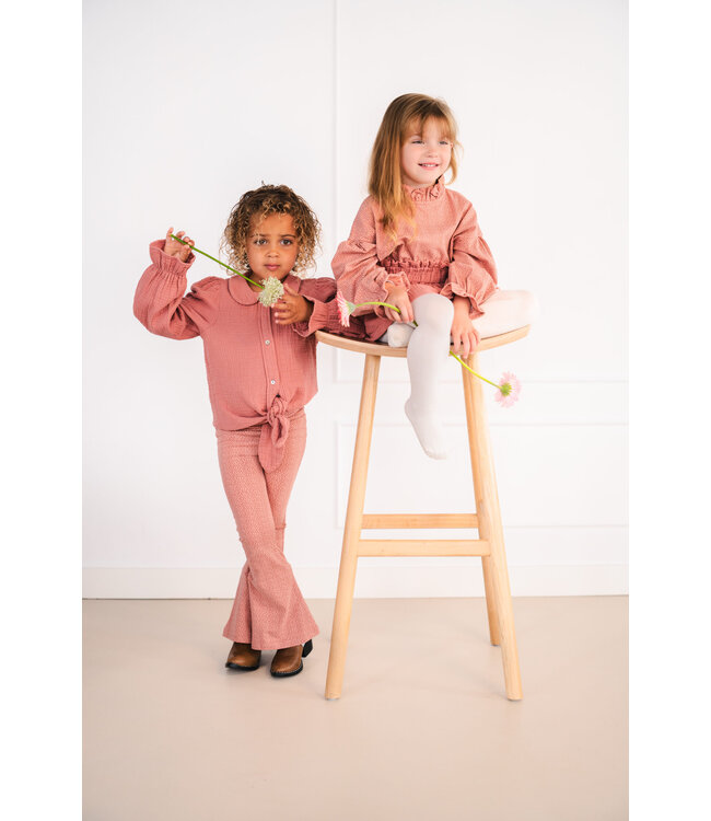 Navy Natural Be flared brick leopard