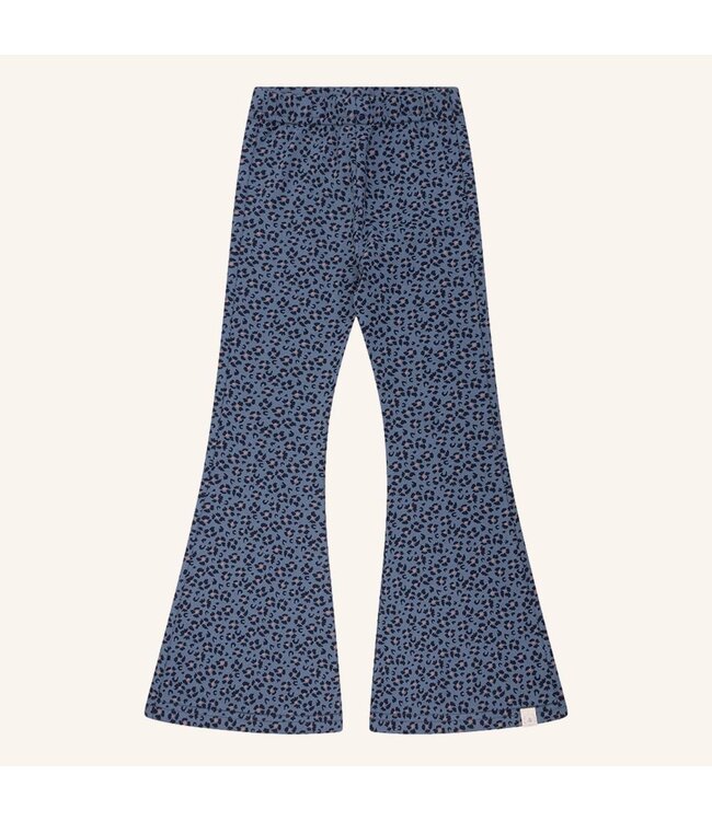 Navy Natural Be flared navy leopard flower