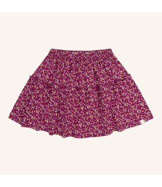 Navy Natural Bo skirt berry flower
