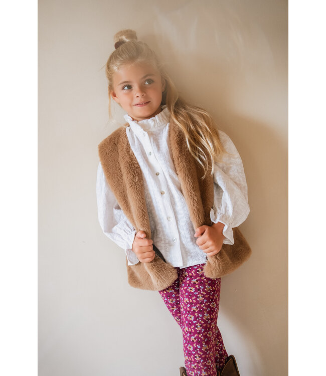 Navy Natural Be flared berry flower