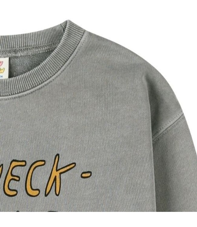 Jelly Mallow Check mate pigment sweatshirt