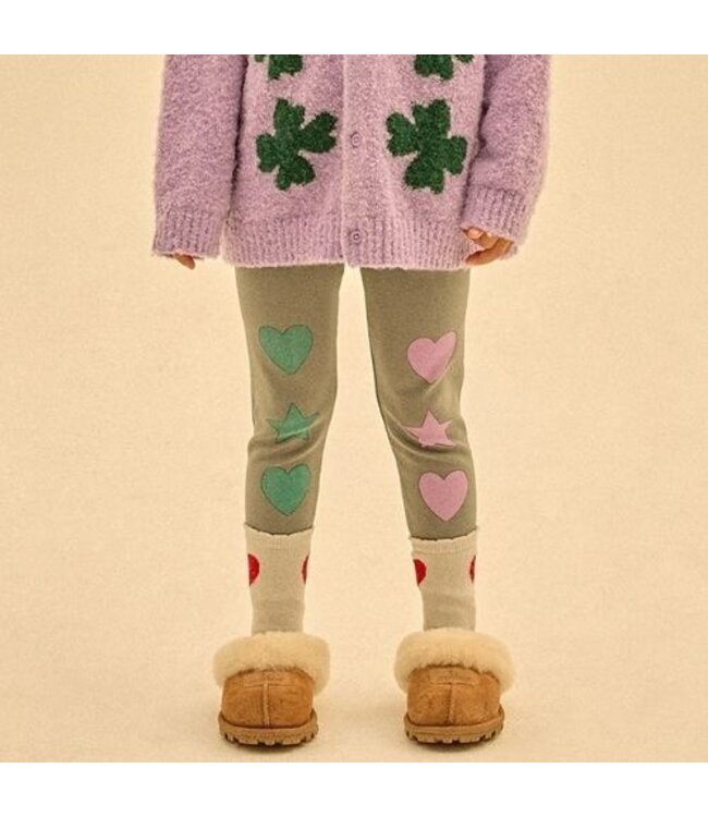 Jelly Mallow Heart legging