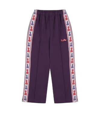 Jelly Mallow Chess track pants purple