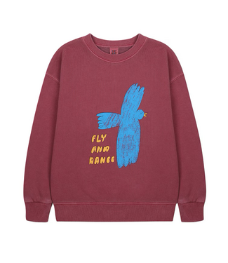 Jelly Mallow Flying bird pigment sweatshirt