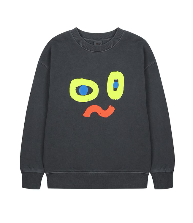 Jelly Mallow Catchy face pigment sweatshirt