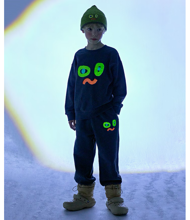 Jelly Mallow Catchy face pigment sweatshirt