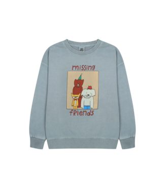 Jelly Mallow Animal friends pigment sweatshirt