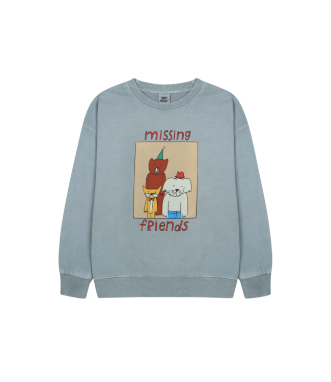 Jelly Mallow Animal friends pigment sweatshirt
