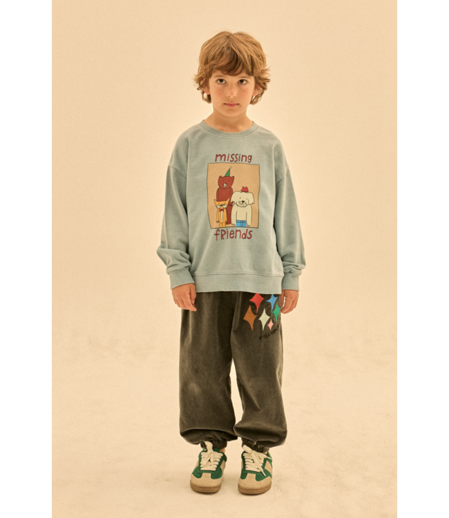 Jelly Mallow Animal friends pigment sweatshirt