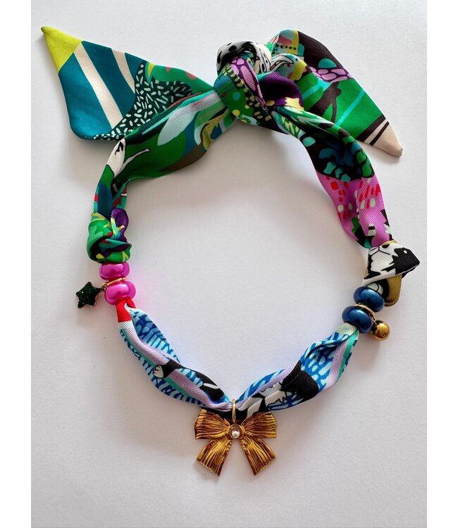 ByMelo Bandana ketting Groen