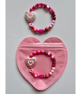 ByMelo Armbanje Love oranje