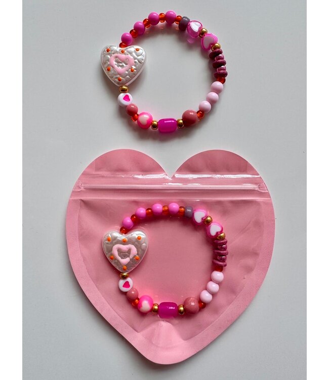 ByMelo Armbanje Love oranje