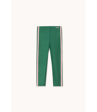 Tiny Cottons Tiny logo shiny legging Dark green