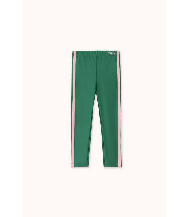 Tiny Cottons Tiny logo shiny legging Dark green