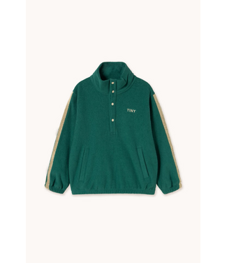 Tiny Cottons Towel mockneck sweatshirt Dark green
