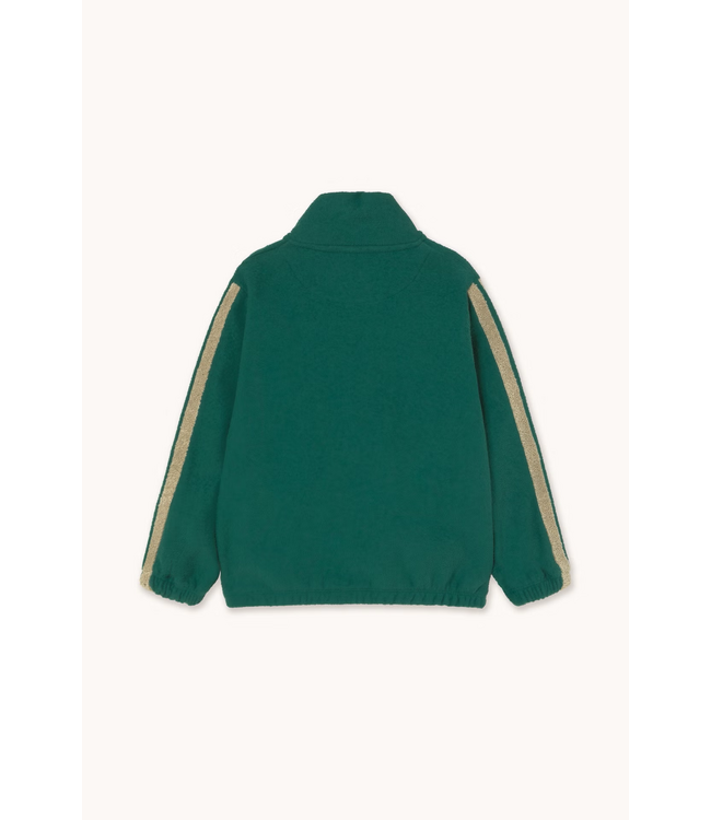Tiny Cottons Towel mockneck sweatshirt Dark green