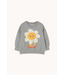 Tiny Cottons Flowers graphic sweatshirt Grey heather