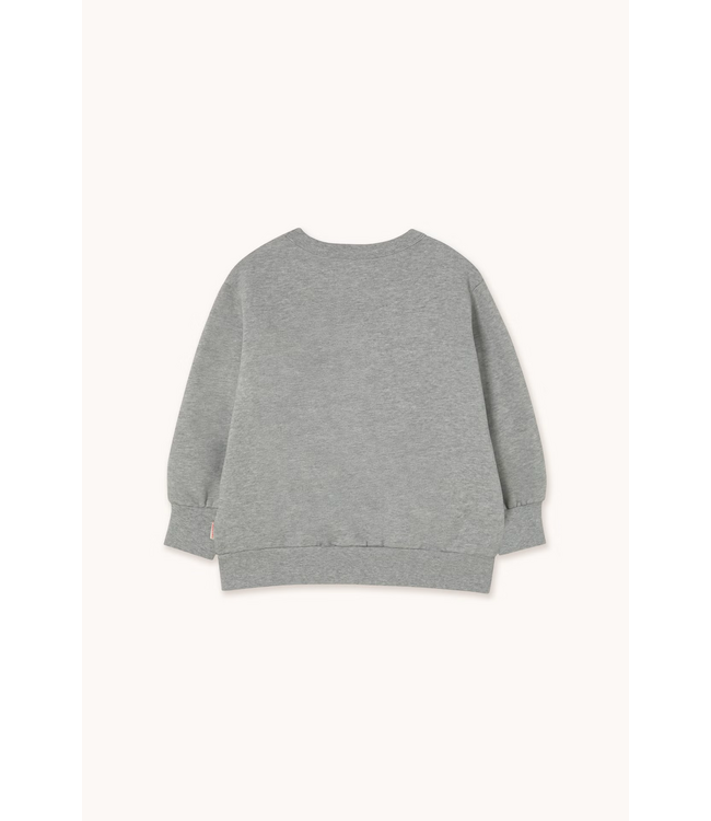 Tiny Cottons Flowers graphic sweatshirt Grey heather
