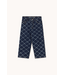 Tiny Cottons Flower grid straight jeans