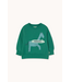 Tiny Cottons Horse graphic sweatshirt Dark emerald