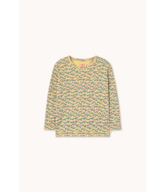 Tiny Cottons Mini apples aop rib tee mellow yellow