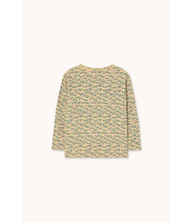 Tiny Cottons Mini apples aop rib tee mellow yellow