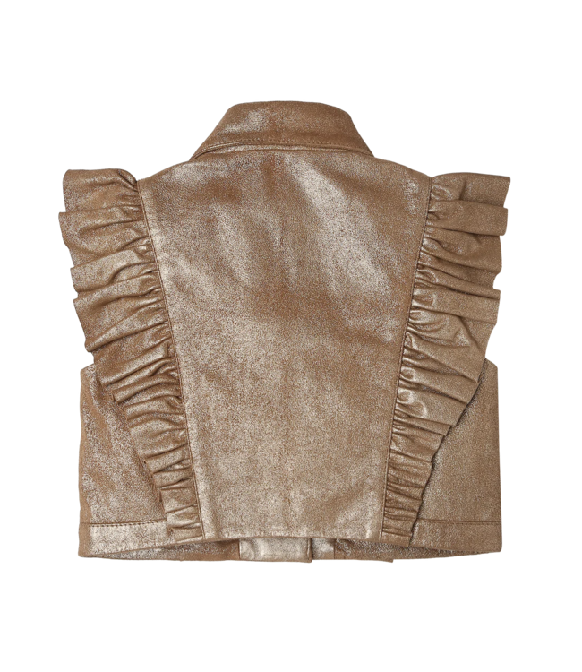 Donsje Piep Leather Gilet