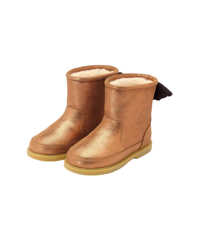 Donsje Angela Boots | Wings Bronze metallic