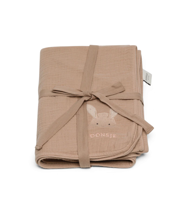 Donsje Ploekie Muslin Blanket XL | Fluffy Bunny
