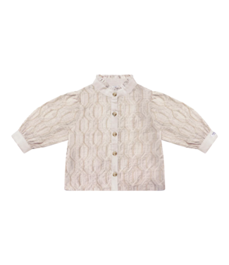 Donsje Fini Blouse Soft taupe - rose chain