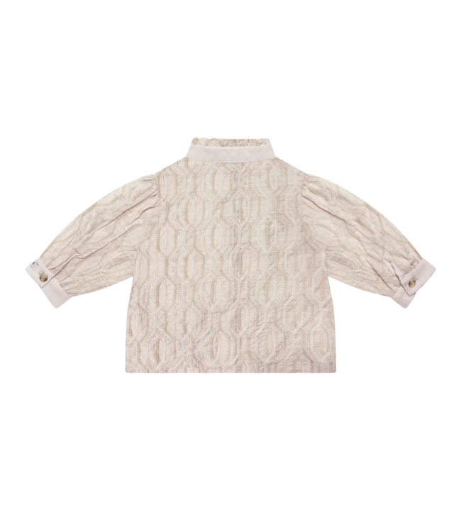 Donsje Fini Blouse Soft taupe - rose chain