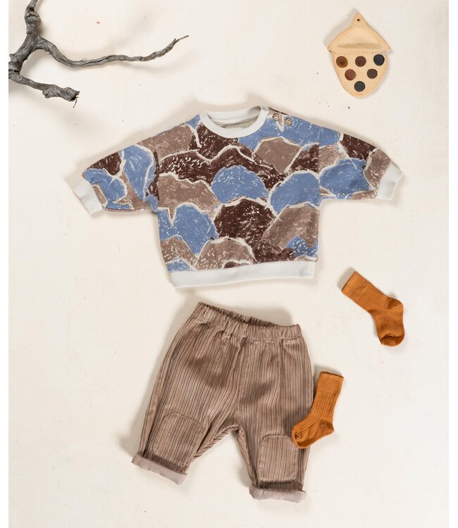 Play Up PA01/1AR11355 Printed fleece sweater E736N