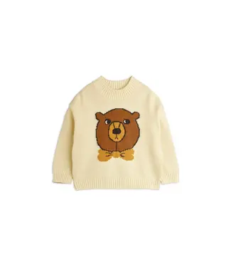 Mini Rodini Bear intarsia knit sweater