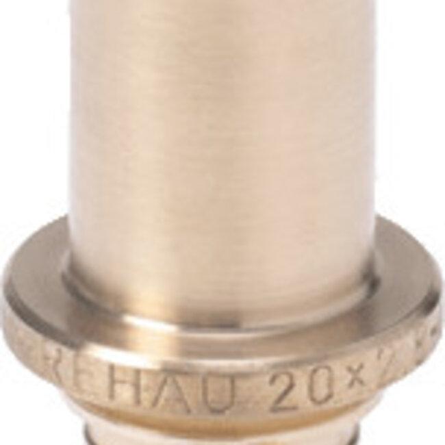 Rehau Rehau Rautitan RX+ fitting messing, soldeer overgang 20 x 15mm (schuif x soldeer