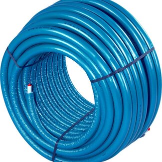 Uponor Uponor buis ø25mm geïsoleerd - 4mm blauw- 50 meter