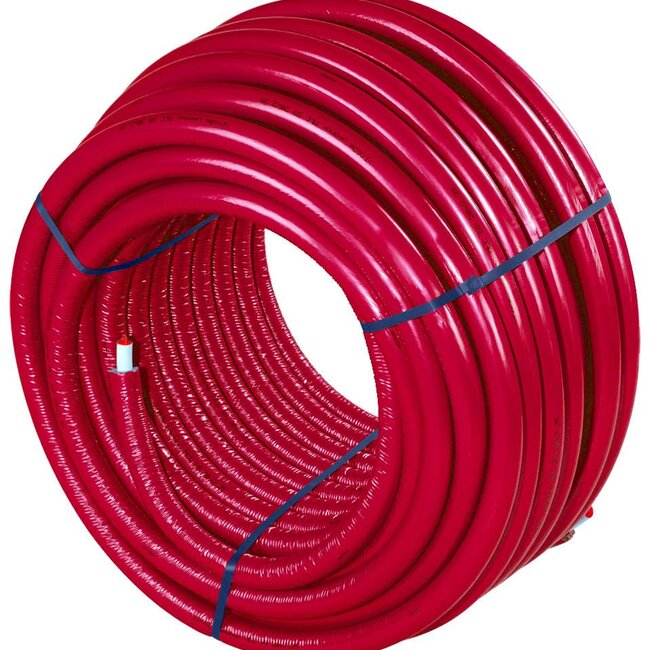 Uponor Uponor buis - ø16mm geïsoleerd - 4mm rood - 100 meter