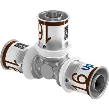 Uponor pers T-stuk