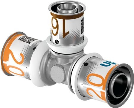 Uponor pers T-stuk verlopend