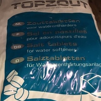 TopZout Onthardingszout 25 kilo | tabletgrootte Ø 25x13mm