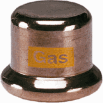 VSH koper gas eindkoppeling G7301