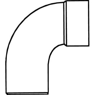 Pipelife PVC HWABOCHT 90 MF/SP 100