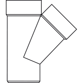 Pipelife PVC T-ST 45 125X110 M/S L