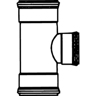 Pipelife T-STUK 3X MF 90GR 125X50