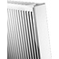 Thermrad Thermrad Vertical Compact paneelradiator 2095W, 4 aansluitingen, hxdxl 2000x22x500mm, glans wit RAL9016