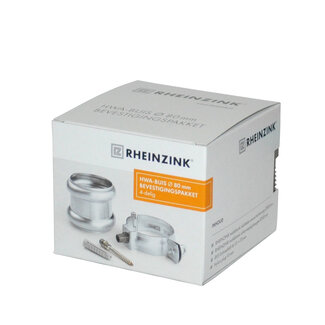 Wentzel Rheinzink WB HWA buis bevestigingspakket 80mm 2840009500