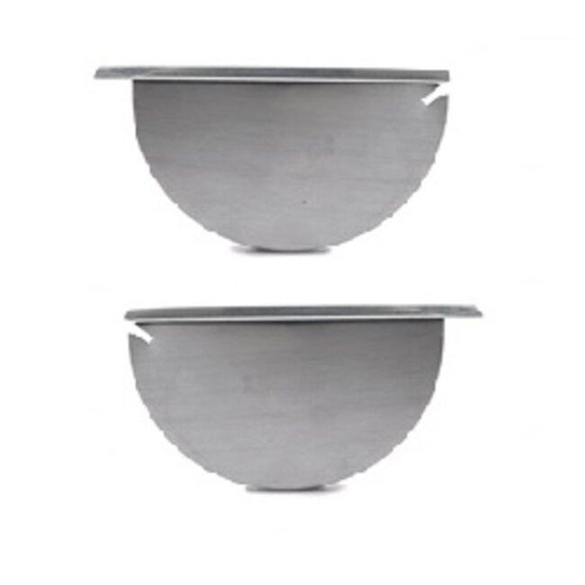 Wentzel zinken separatieschot set links/rechts voor mastgoot M44 dikte=0.80mm 1610021300