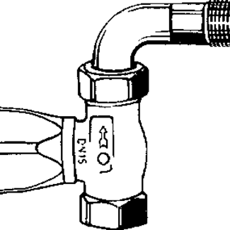 Heimeier Heimeier Mikrotherm radiatorkraan 1/2" recht + bocht