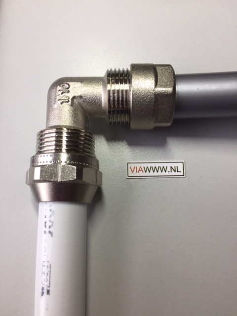 overgangskoppeling knie rehau - henco-comap geen perstang nodig - viawww.nl