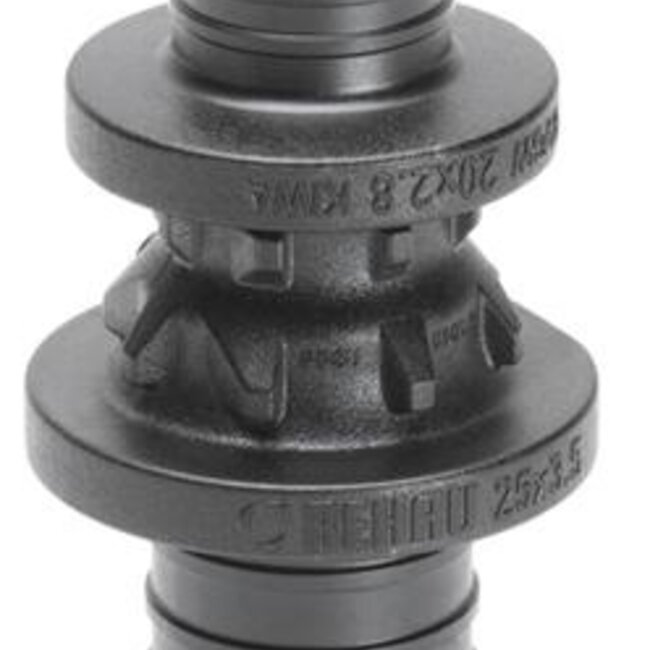 Rehau Rehau reductie koppeling - ø25 x 16mm - Kunststof