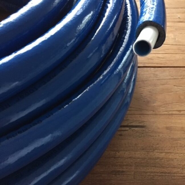 Uponor Uponor buis - ø20mm geïsoleerd - 6 mm blauw - 75 meter - Volle rol